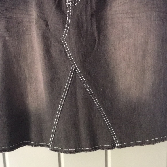 Be-Girl Midi Grey/Brown Skirt Size XL - Picture 2 of 7